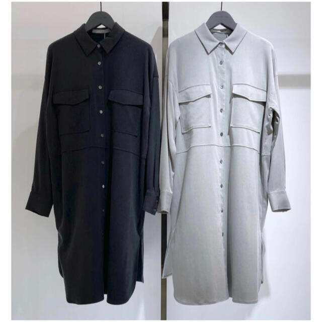 Theory luxe 21aw チュニックシャツブラウス-