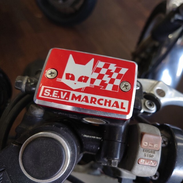 ■ゼファー/XJR/CBX他,純正マスタータンクカバー【MARACHAL】金 自動車/バイクのバイク(パーツ)の商品写真