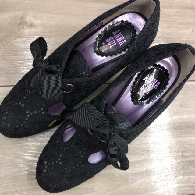 ANNA SUI アナスイ レース ヒール パンプス サイズ4 lAroKu3me6