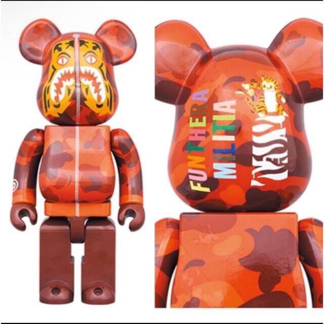 数量限定 BAPE(R) CAMO TIGER Red 400% ベア未使用