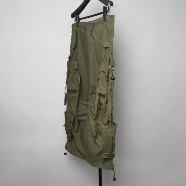 新品 GS UK TECHNO イギリス テクノ カーゴ パンツ S カーキの通販 by