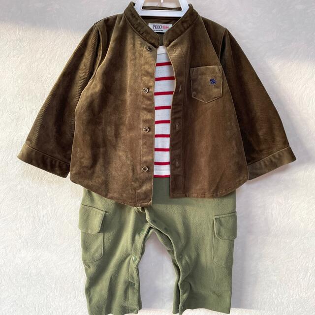 セパレート風　男の子　カバーオール（80㎝） キッズ/ベビー/マタニティのベビー服(~85cm)(カバーオール)の商品写真