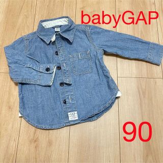 ベビーギャップ(babyGAP)の長袖シャツ　90 babyGAP(その他)