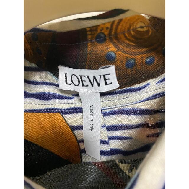 LOEWE(ロエベ)の【新品未使用】LOEWE ロエベ ロングシャツ サイズL 新品タグ付き メンズのトップス(シャツ)の商品写真