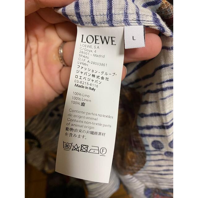 LOEWE(ロエベ)の【新品未使用】LOEWE ロエベ ロングシャツ サイズL 新品タグ付き メンズのトップス(シャツ)の商品写真