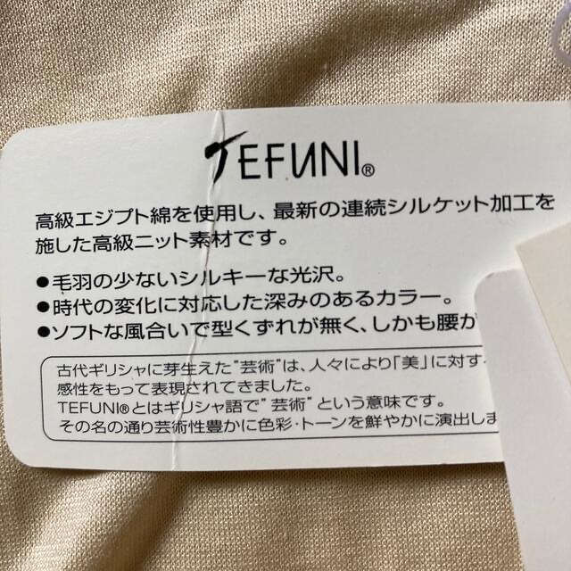 GEEGELLAN(ジーゲラン)のタグ付き 未使用 GEEGELLAN ジーゲラン カットソー TEFNNI レディースのトップス(カットソー(長袖/七分))の商品写真