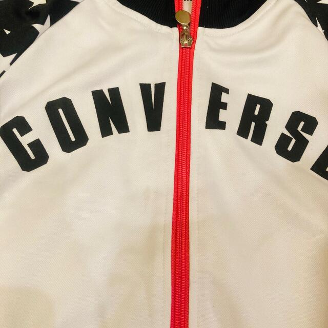 CONVERSE(コンバース)の【CONVERSE】 キッズ ジャージ　長袖 上下セット　ガールズ　サイズ120 キッズ/ベビー/マタニティのキッズ服女の子用(90cm~)(その他)の商品写真