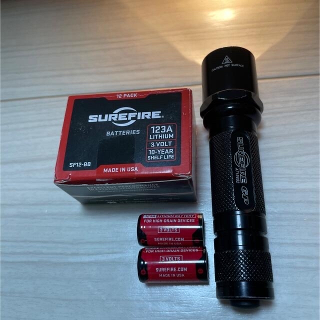 SUREFIRE   SUREFIREシュアファイア 6P フラッシュライト 純正電池2