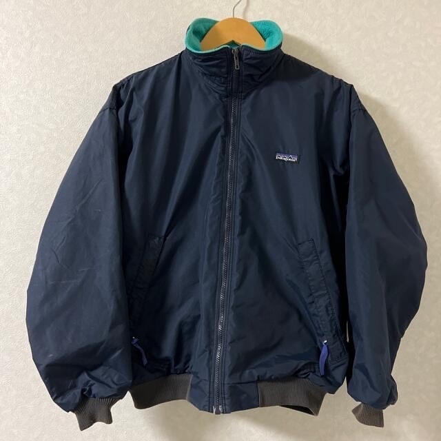 patagonia - パタゴニア シェルドシンチラ USA製 ネイビー×エメラルド