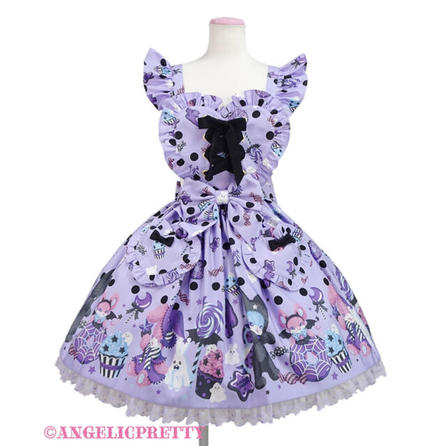 Angelic Pretty - Happy Treat Party Cafeスカート ラベンダー ハロウィンの通販 by _｜アンジェリック