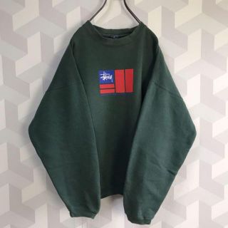 STUSSY - 【90sオールドステューシー 】肉厚M~Lスウェットトレーナー