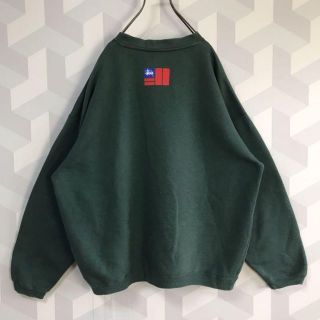 STUSSY - 【90sオールドステューシー 】肉厚M~Lスウェットトレーナー