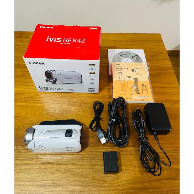 Canon デジタルビデオカメラ iVIS HF R42 光学32倍ズーム 【全品送料