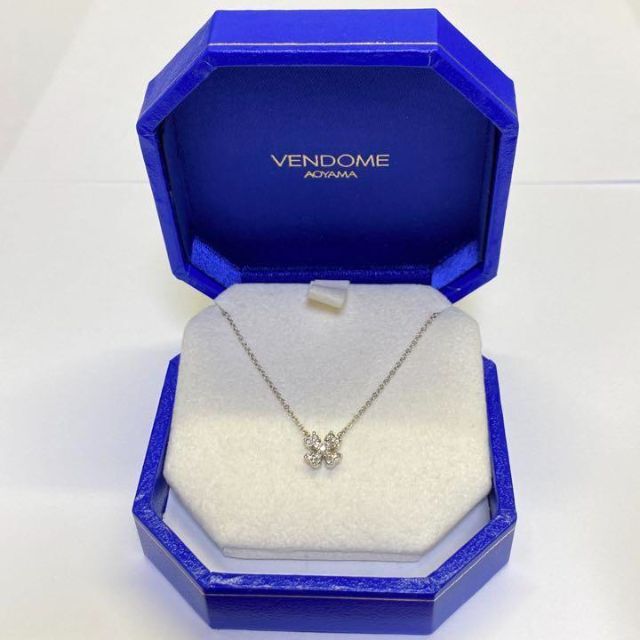 美品 ヴァンドーム青山 ダイヤ 0.18ct Pt 900 ネックレス - ネックレス