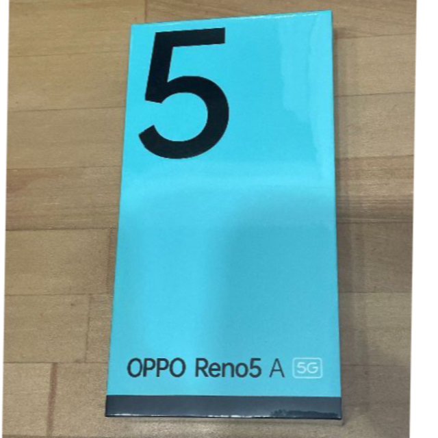 OPPO(オッポ)のOPPO Rano5 A（A1030P）、未開封新品、アイスブルー スマホ/家電/カメラのスマートフォン/携帯電話(スマートフォン本体)の商品写真