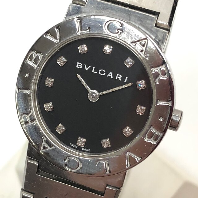 返品送料無料】 BVLGARI - ブルガリブルガリ BB26SS 12Pダイヤ