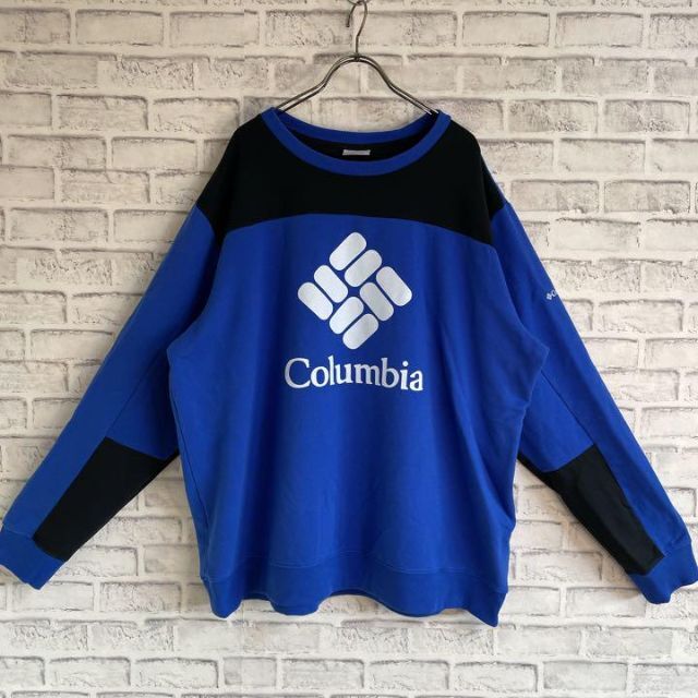 Columbia(コロンビア)のColumbia コロンビア スウェット トレーナー輸入品 デカロゴ バイカラー メンズのトップス(スウェット)の商品写真