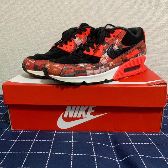 ATMOS × NIKE AIR MAX 90 RED WE LOVE NIKE