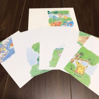 ポケモン 絵入りはがき 5枚セット(使用済み切手/官製はがき)