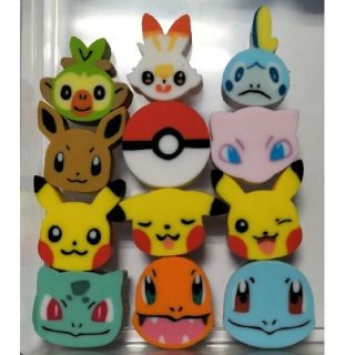 ポケモン(ポケモン)の青様専用　ポケモンミニ消しゴム　12種類　各種1つずつ　新品未使用品(消しゴム/修正テープ)