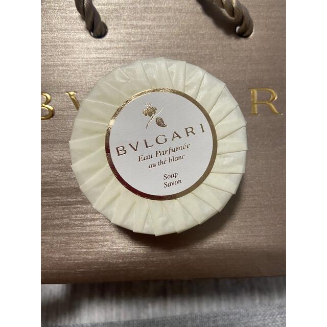 BVLGARI ブルガリ　石鹸　ショッパー付き　☆プレゼントに コスメ/美容のボディケア(ボディソープ/石鹸)の商品写真