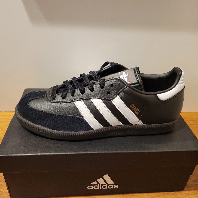 新品 天然皮革 samba サンバ adidas アディダス 26.5cm 40 - スニーカー