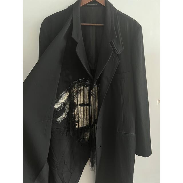 経典ブランド Yohji Yamamoto 刺繍コート look2 18aw ヨウジヤマモト ...