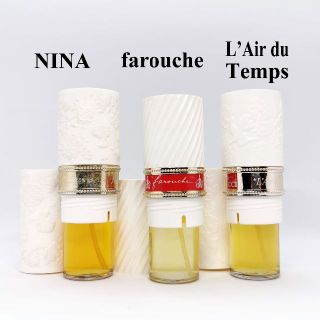 ニナリッチ(NINA RICCI)の香水３本セット　「ニナ」(旧ver.)　「レールデュタン」　「ファルーシュ」(その他)