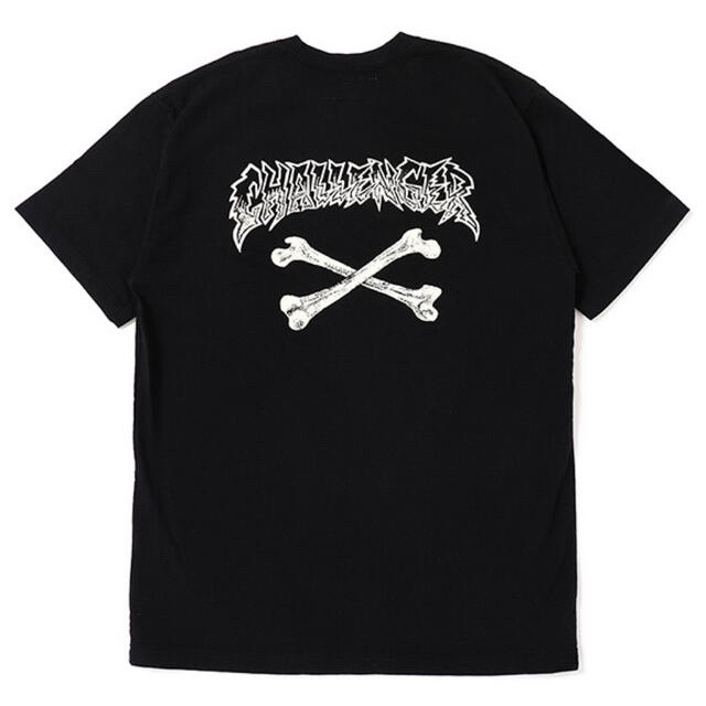 新品 CHALLENGER クロスボーン Tシャツ XXL 黒Tシャツ/カットソー(半袖
