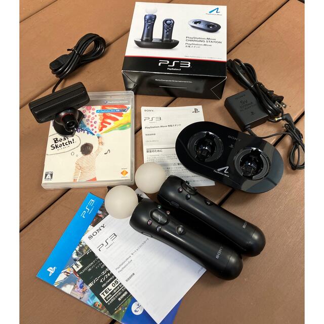 SONY PS3 PSMove スターターパック＋PS Move 充電スタンド