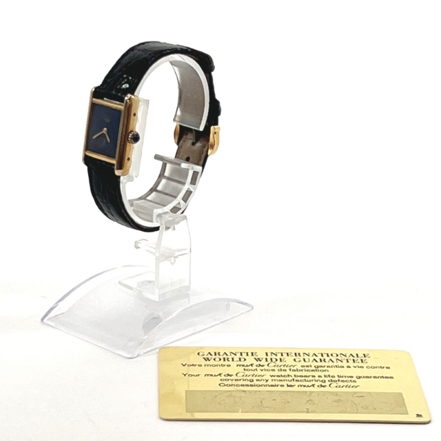 手巻きディスプレイタイプカルティエ 腕時計 マストタンク ヴィンテージ  ゴールド