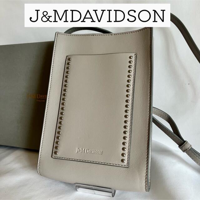 J&M DAVIDSON(ジェイアンドエムデヴィッドソン)の【人気　良品】J&M Davidson ショルダーバッグ グレー カルトポスタル レディースのバッグ(ショルダーバッグ)の商品写真