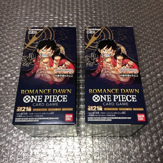 ロマンスドーンONE PIECE カードゲーム ROMANCE DAWN OP-01 2BOX