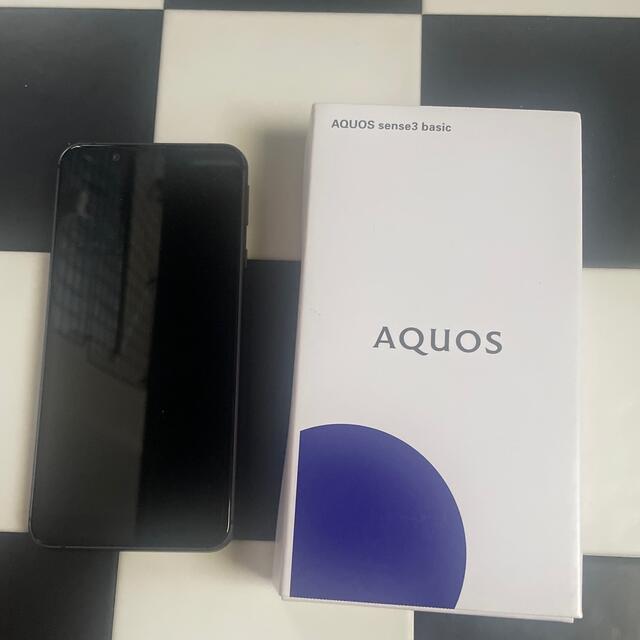 「SHARP AQUOS sense3 basic ブラック」