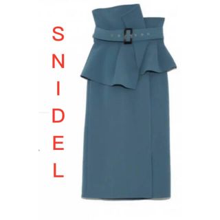 スナイデル(SNIDEL)のsnidelハイウェストポンチタイトスカート(ひざ丈スカート)