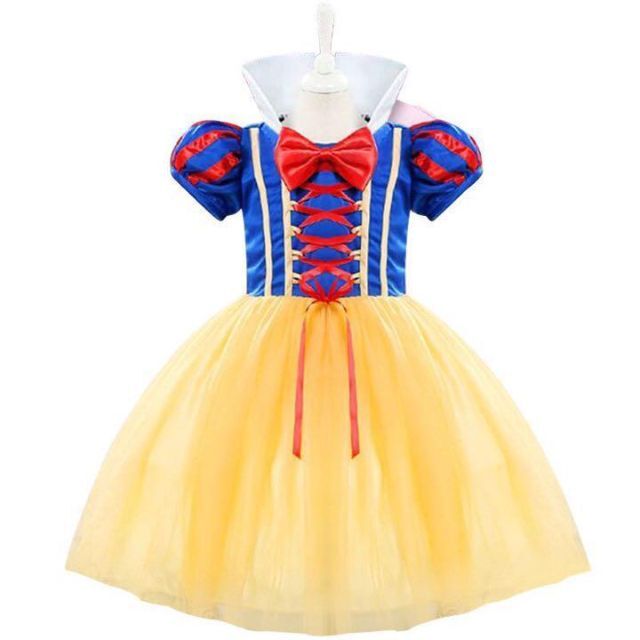 100 プリンセス コスチューム 白雪姫 ドレス 仮装 コスプレ キッズ/ベビー/マタニティのキッズ服女の子用(90cm~)(ドレス/フォーマル)の商品写真