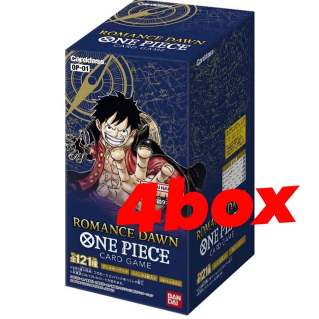 ONE PIECE カードゲーム ROMANCE DAWN 頂上決戦 4box