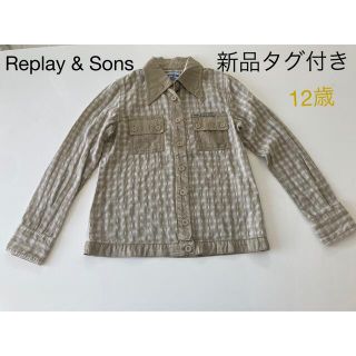 リプレイ&サンズ(REPLAY&SONS)の新品タグ付き Replay & Sons リプレイアンドサンズ  キッズ 12歳(Tシャツ/カットソー)