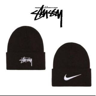 ステューシー(STUSSY)の完売大人気 新品タグ無し STUSSY×NIKE コラボ ビーニー(ニット帽/ビーニー)