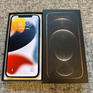 iPhone - 【美品】iPhone 12 Pro 256GB ゴールド SIMフリーの通販 by