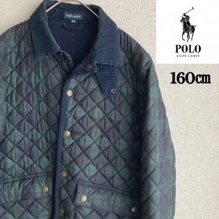 ポロラルフローレン(POLO RALPH LAUREN)の160㎝　POLO RALPHLAUREN ブラックウォッチ　キルティング(ジャケット/上着)