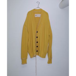 シュタイン(stein)のOUAT YELLOW OFFICE CARDIGAN カーディガン(カーディガン)