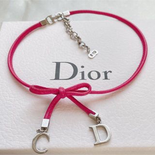 クリスチャンディオール(Christian Dior)の超美品　Dior ディオール  リボン　チョーカー　ネックレス ヴィンテージ(ネックレス)