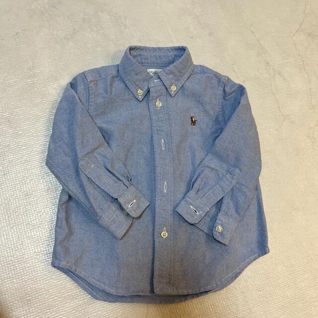 Ralph Lauren(ラルフローレン)のラルフローレン　シャツ　長袖　80 キッズ/ベビー/マタニティのベビー服(~85cm)(シャツ/カットソー)の商品写真