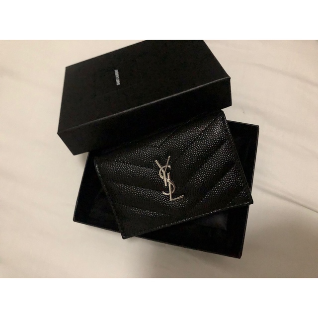 Saint Laurent - 正規品 サンローラン財布 シルバーロゴの通販 by ゆ