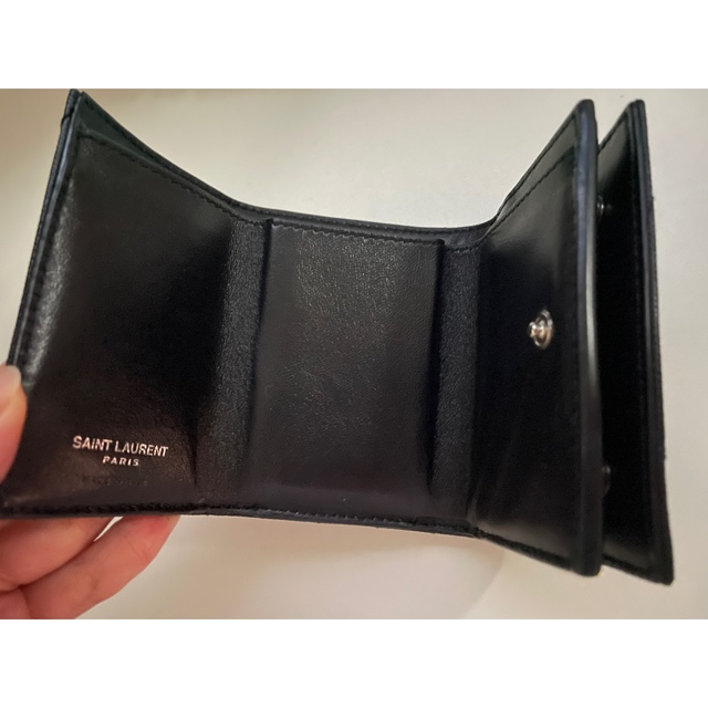 Saint Laurent - 正規品 サンローラン財布 シルバーロゴの通販 by ゆ