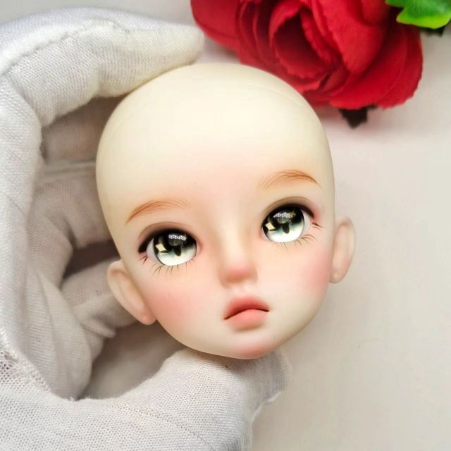 bjd 1/6ドールヘッドメイク 球体関節人形 アクリルMJD 手描きメイク