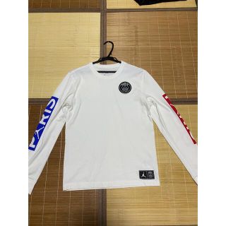 ナイキ(NIKE)のPSG×JORDAN  パリサンジェルマン　長袖Tシャツ　Ｍサイズ(Tシャツ/カットソー(七分/長袖))