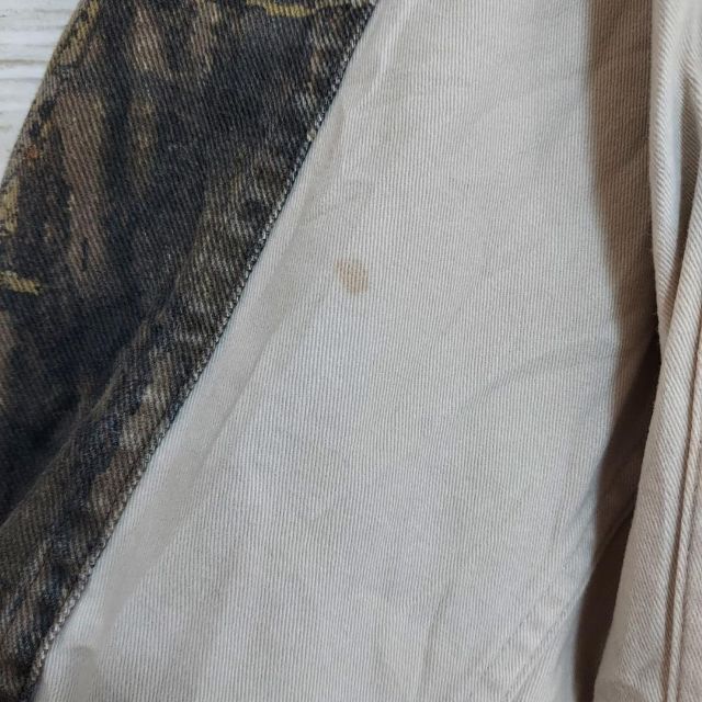 w46 US古着 モッシーオーク 長袖BDシャツ カモフラ柄 刺繍ロゴ メンズのトップス(シャツ)の商品写真