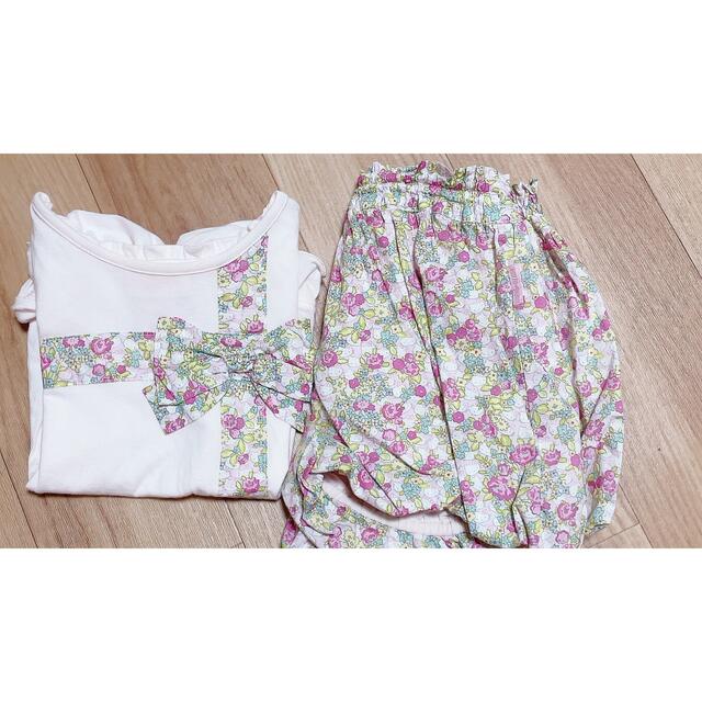 mezzo piano(メゾピアノ)のメゾピアノ　キティセットアップ♡ キッズ/ベビー/マタニティのキッズ服女の子用(90cm~)(その他)の商品写真